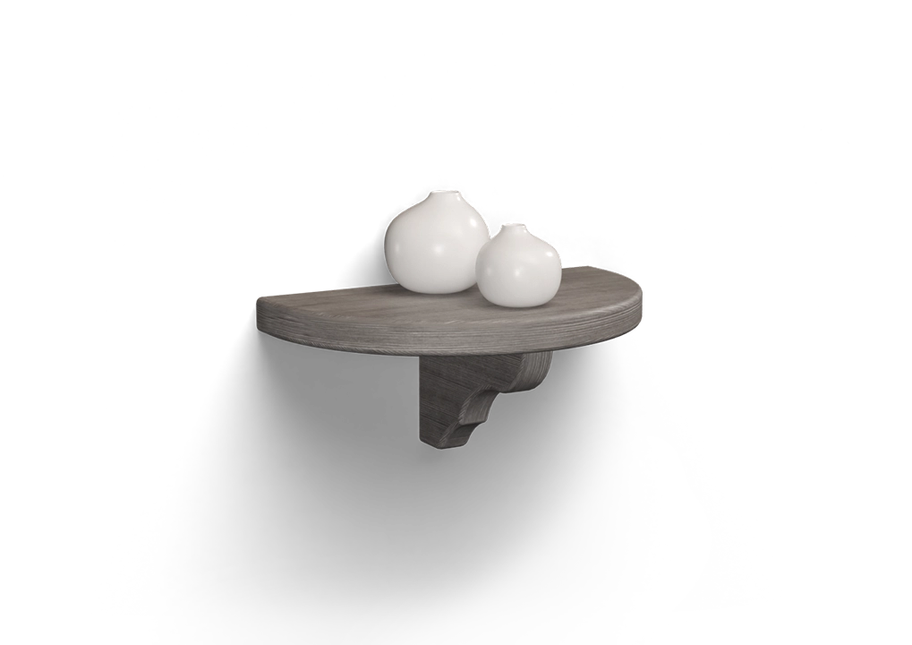 Mensola in legno messa luna ardesia