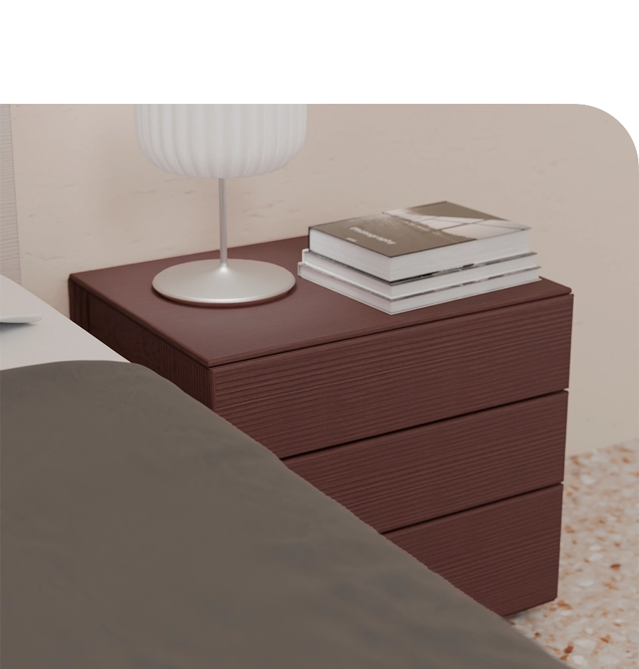 Comodino moderno e capiente