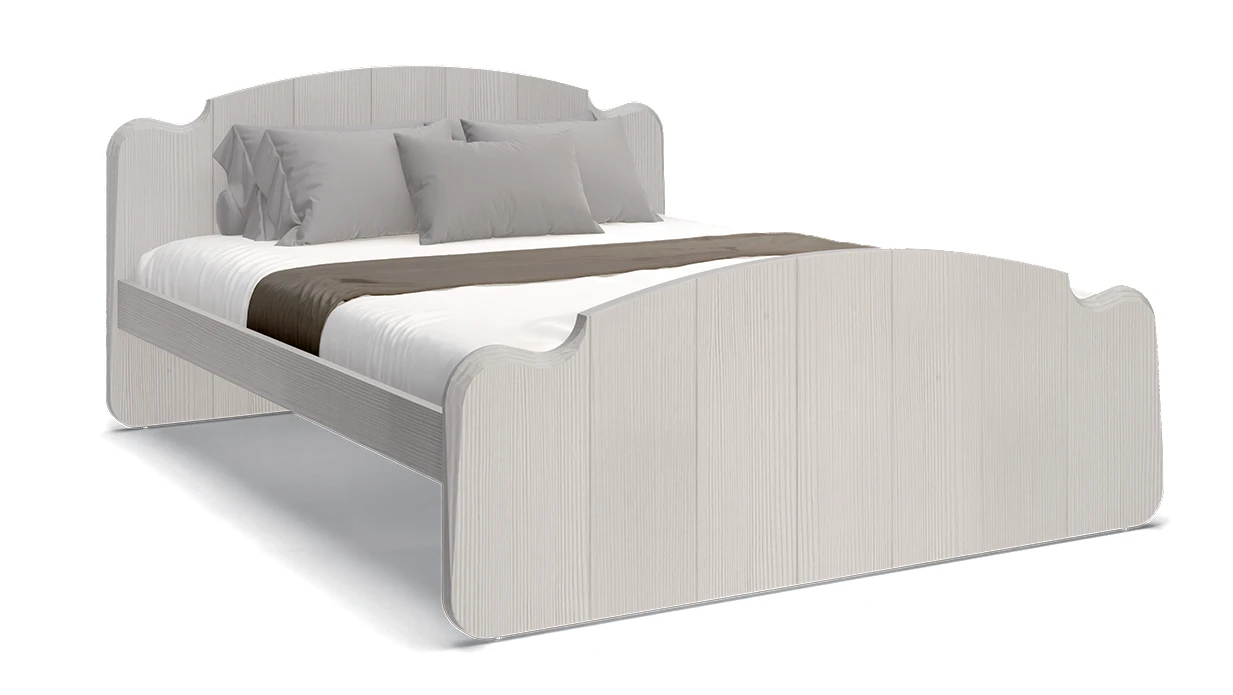 Letto in legno massello, modello ONDA Scandola Mobili