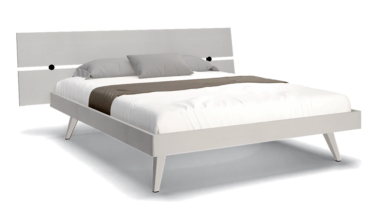 Letto moderno matrimoniale, modello PLANA