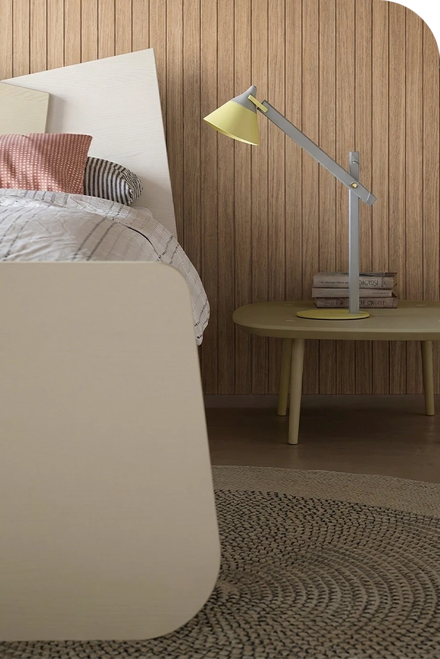 Letto singolo bianco, Modello DUO START Scandola